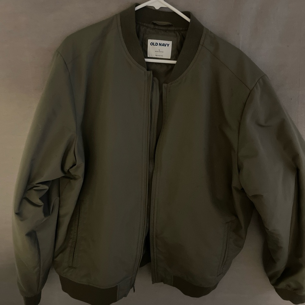 Old Navy Men's Khaki Bomber Jacket